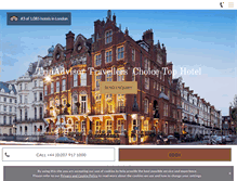 Tablet Screenshot of milestonehotel.com